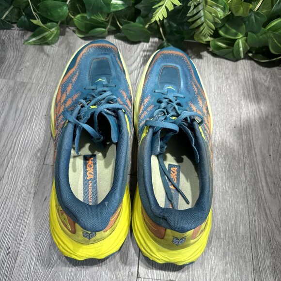 Hoka One Mens Speedgoat 5 Blue Coral Evening Trail Shoes 1123157-BCEP Sz 12.5 D main image 5